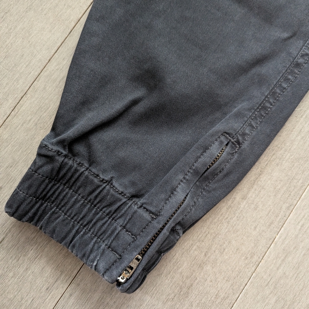 Spanx gray twill moto jogger pants size large - Picture 8 of 12